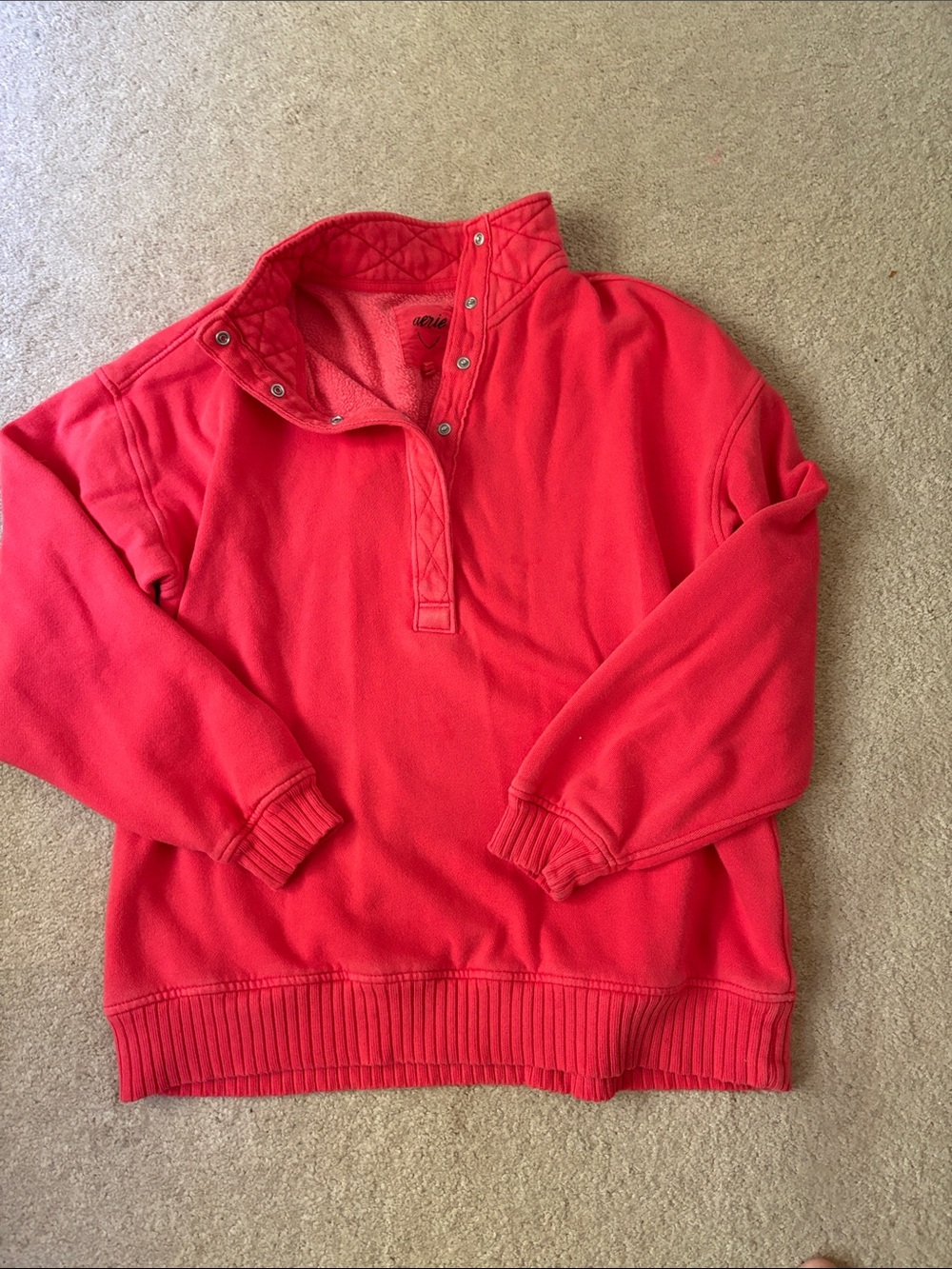 Aerie oh Snap-Front Pullover Sweatshirt XXS